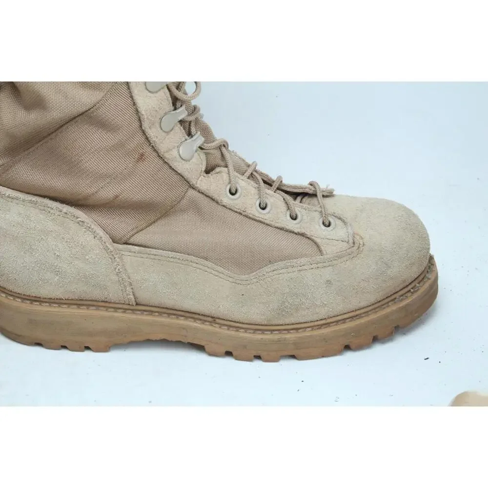 Vintage Corcoran Coyote Suede Marauder Military Jump Boots Y2K usa 4380 9.5 M